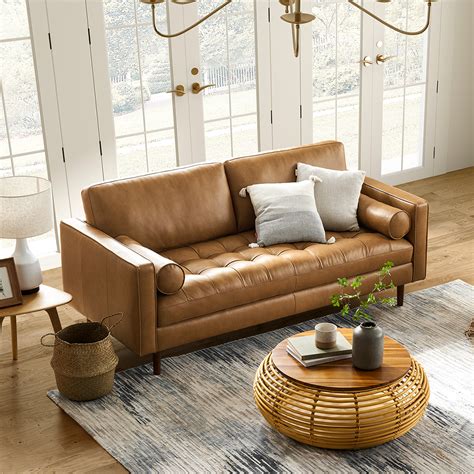 cloth couch with fake leather|synthetic leather couch.